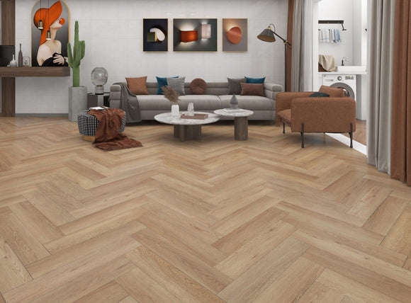 OAK SUNSET Herringbone 6RW 401