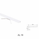 Almuro16WH- Plintă Albă minimalistă cu arc fixare-1