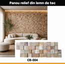 Panou relief din lemn natural CUBES-004-1