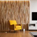 Panoul relief din lemn natural RIPPLE-001-2