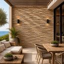 Panou relief din lemn natural STREAM-001-2