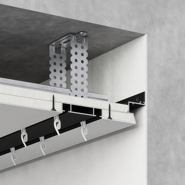 Almuro HiddenRail- Profil tip sina pentru draperii incastrata in tavan