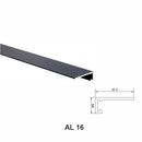 Almuro16BL- Mini plinta Neagra cu arc fixare-2