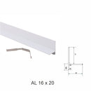 Almuro16H20WH- Mini Plinta cu arc fixare-2
