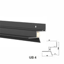 AlmuroUB4- Profil Shadow Gap LED Negru, tip scafa ascunsa-2
