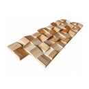 Panou releif din lemn natural CUBES-008-4
