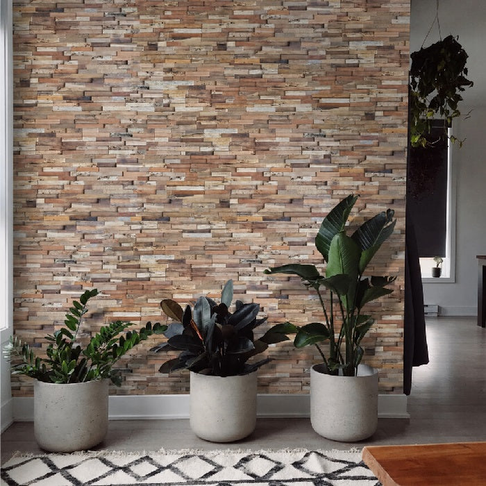 Panou relief din lemn natural CORAL-001