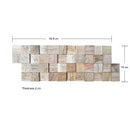 Panou relief din lemn natural CUBES-004-4