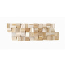 Panou releif din lemn natural CUBES-008-6