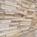 Panoul relief din lemn natural WAVE-004-8
