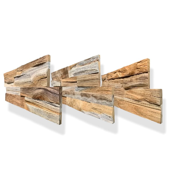 Panou relief din lemn natural STREAM-001