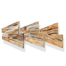 Panou relief din lemn natural STREAM-001-6